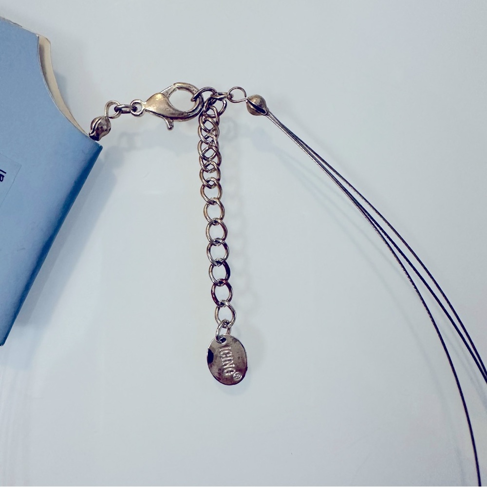 Y2K ICING by Claire’s 3 Strand Wire Choker with Genuine Crystal - Picture 6 of 16